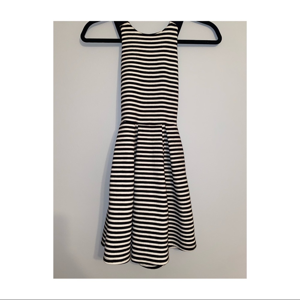 Striped skater dress